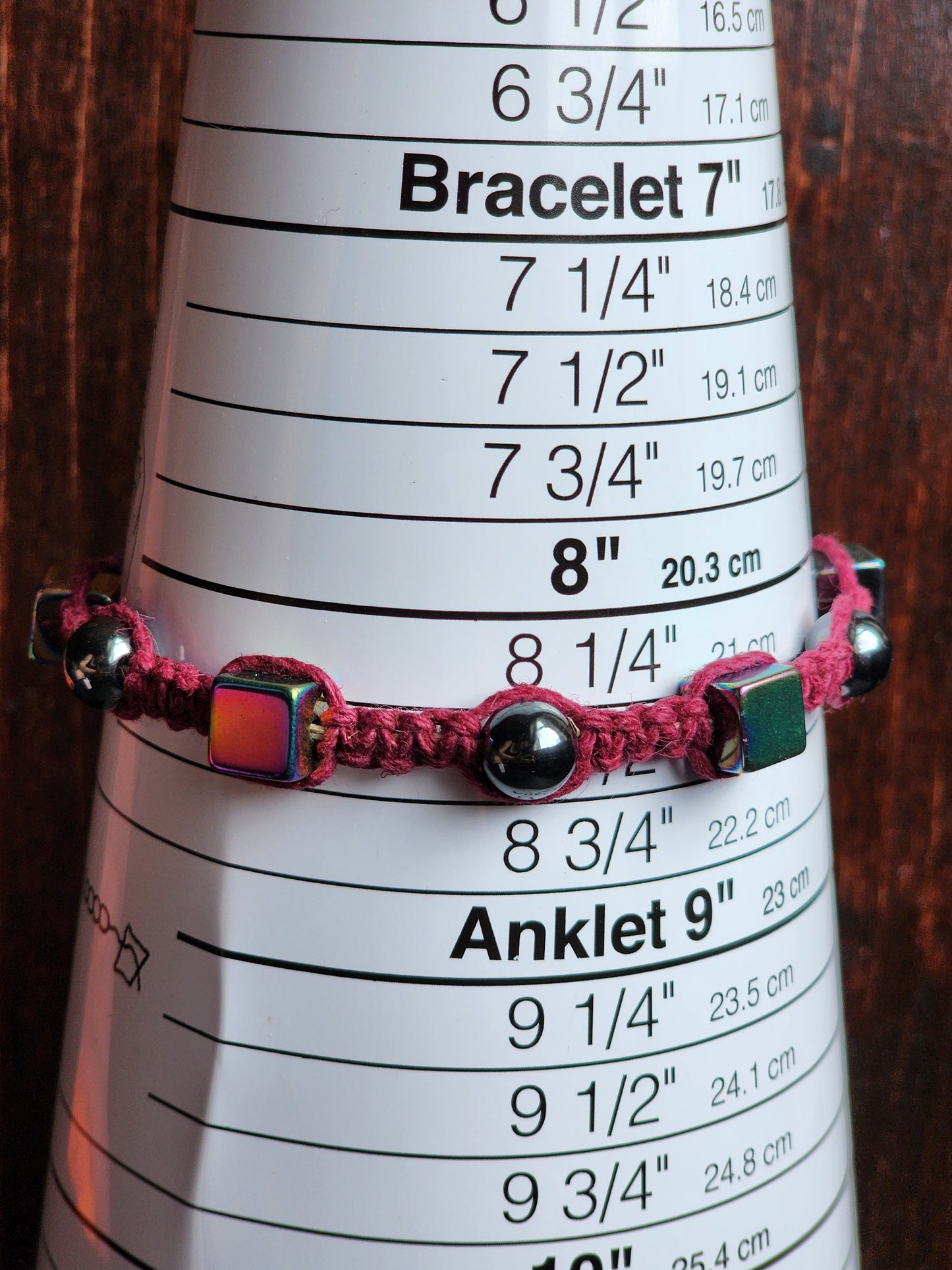 Eco-Friendly Hemp Bracelet/ Anklet: Natural Fiber Jewelry