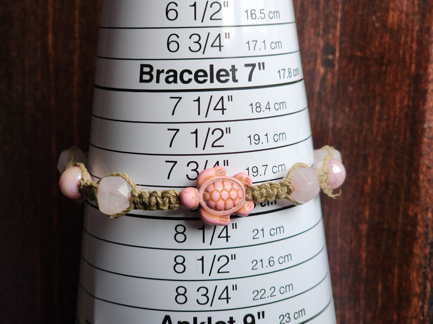 Eco-Friendly Hemp Bracelet/ Anklet: Natural Fiber Jewelry