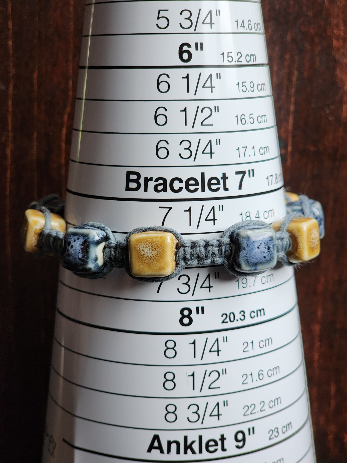Eco-Friendly Hemp Bracelet/ Anklet: Natural Fiber Jewelry