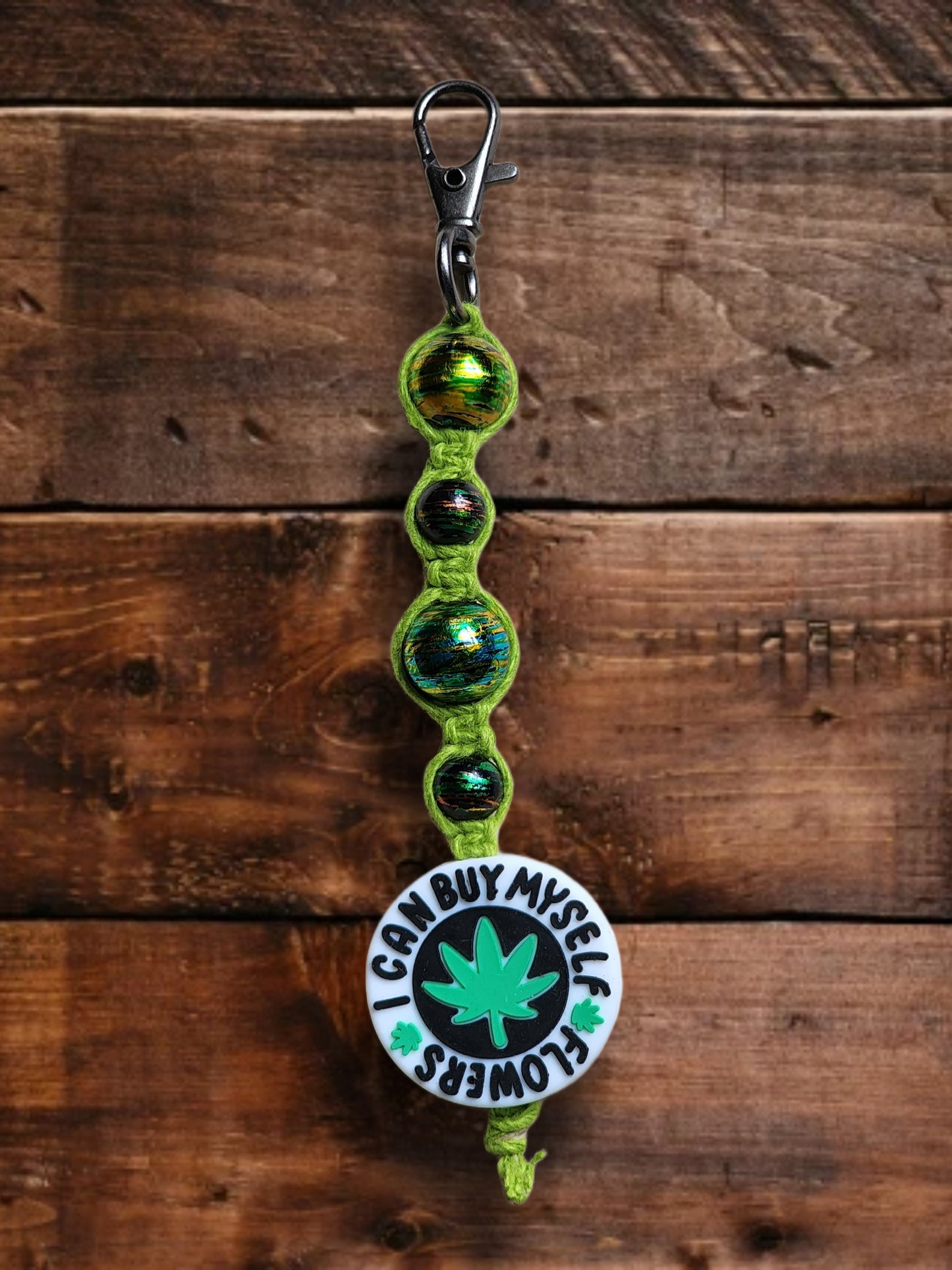 Eco-Friendly Hemp Keychain: Natural Fiber Jewelry