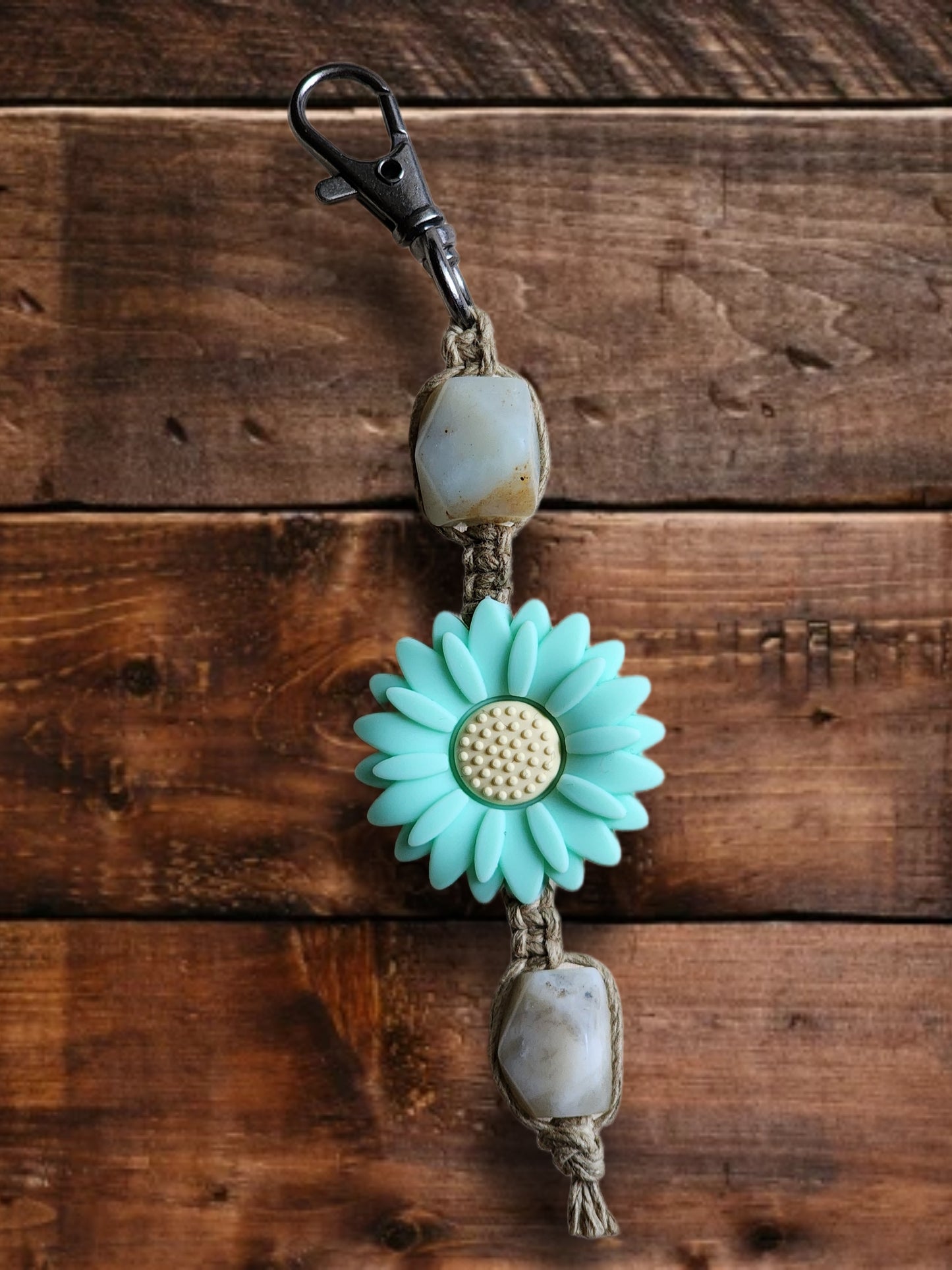 Eco-Friendly Hemp Keychain: Natural Fiber Jewelry