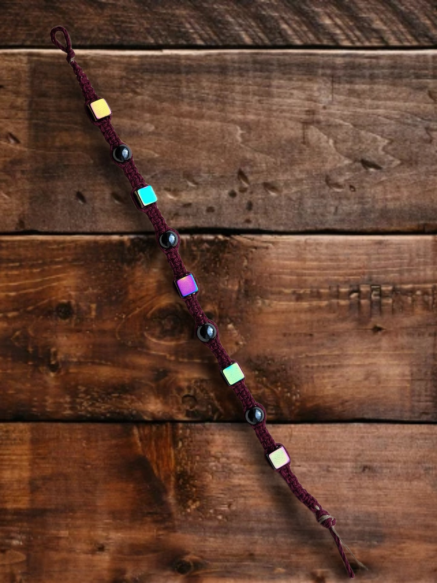 Eco-Friendly Hemp Bracelet/ Anklet: Natural Fiber Jewelry