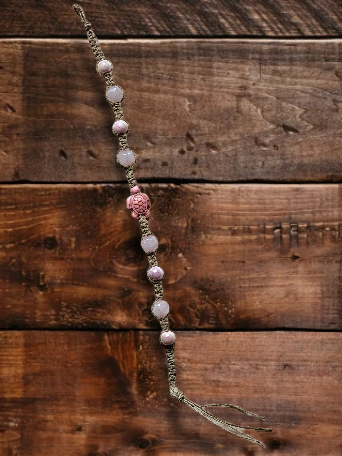 Eco-Friendly Hemp Bracelet/ Anklet: Natural Fiber Jewelry