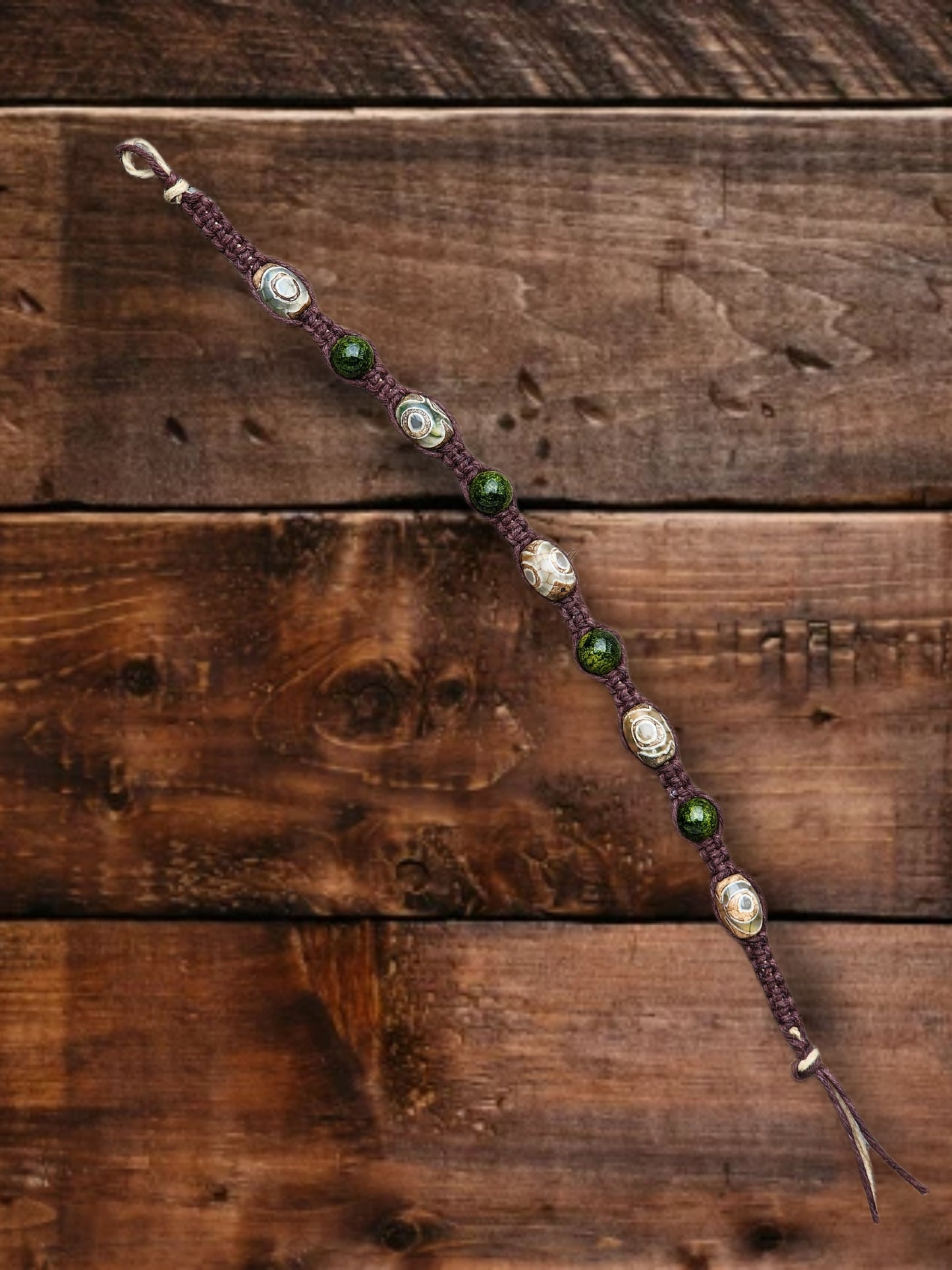Eco-Friendly Hemp Bracelet/ Anklet: Natural Fiber Jewelry