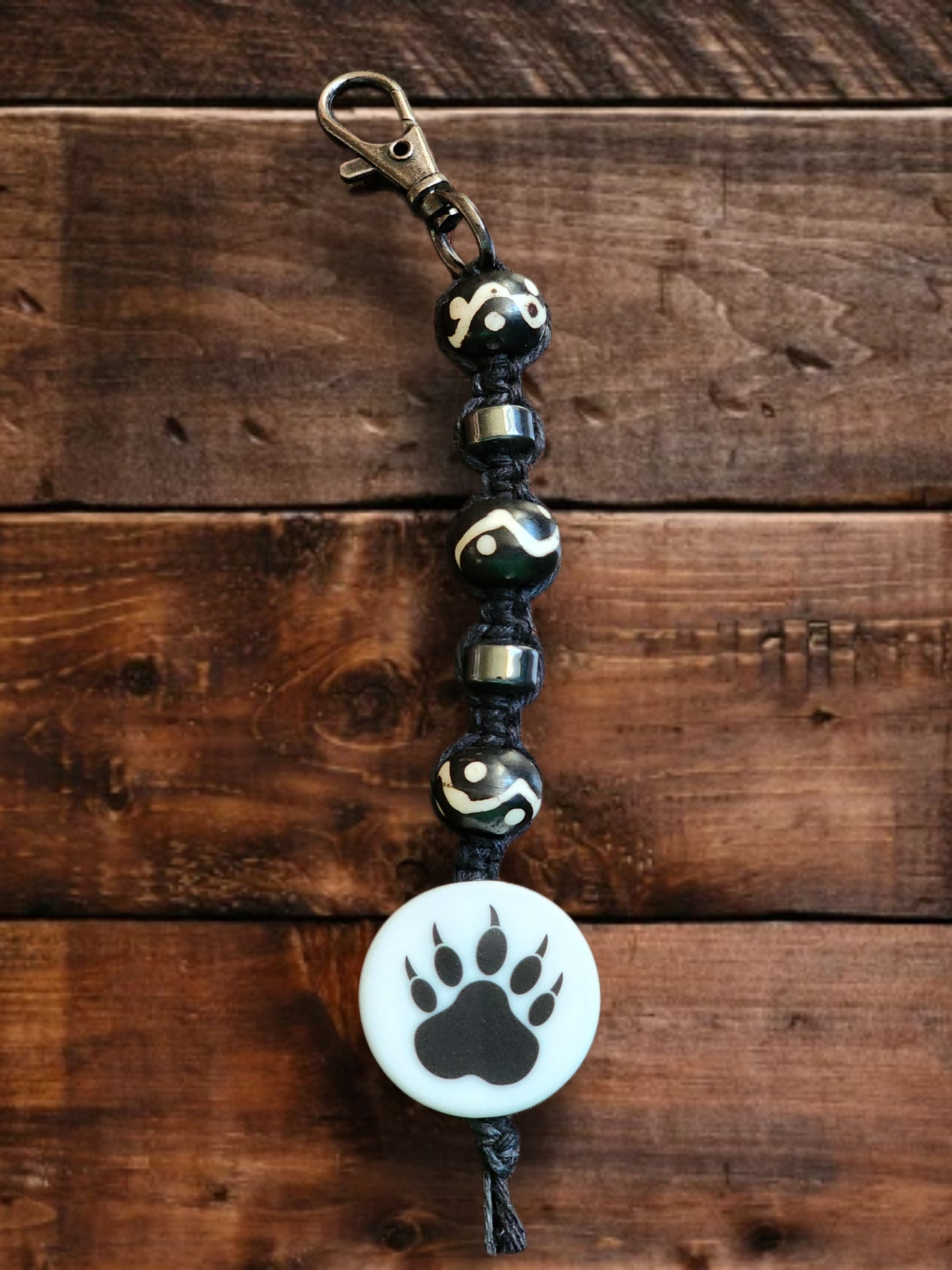 Eco-Friendly Hemp Keychain: Natural Fiber Jewelry