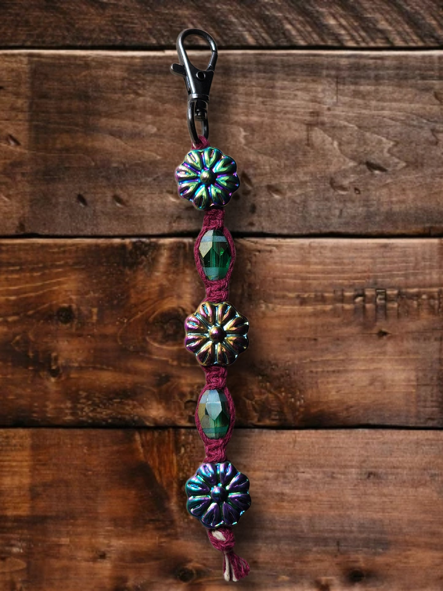 Eco-Friendly Hemp Keychain: Natural Fiber Jewelry