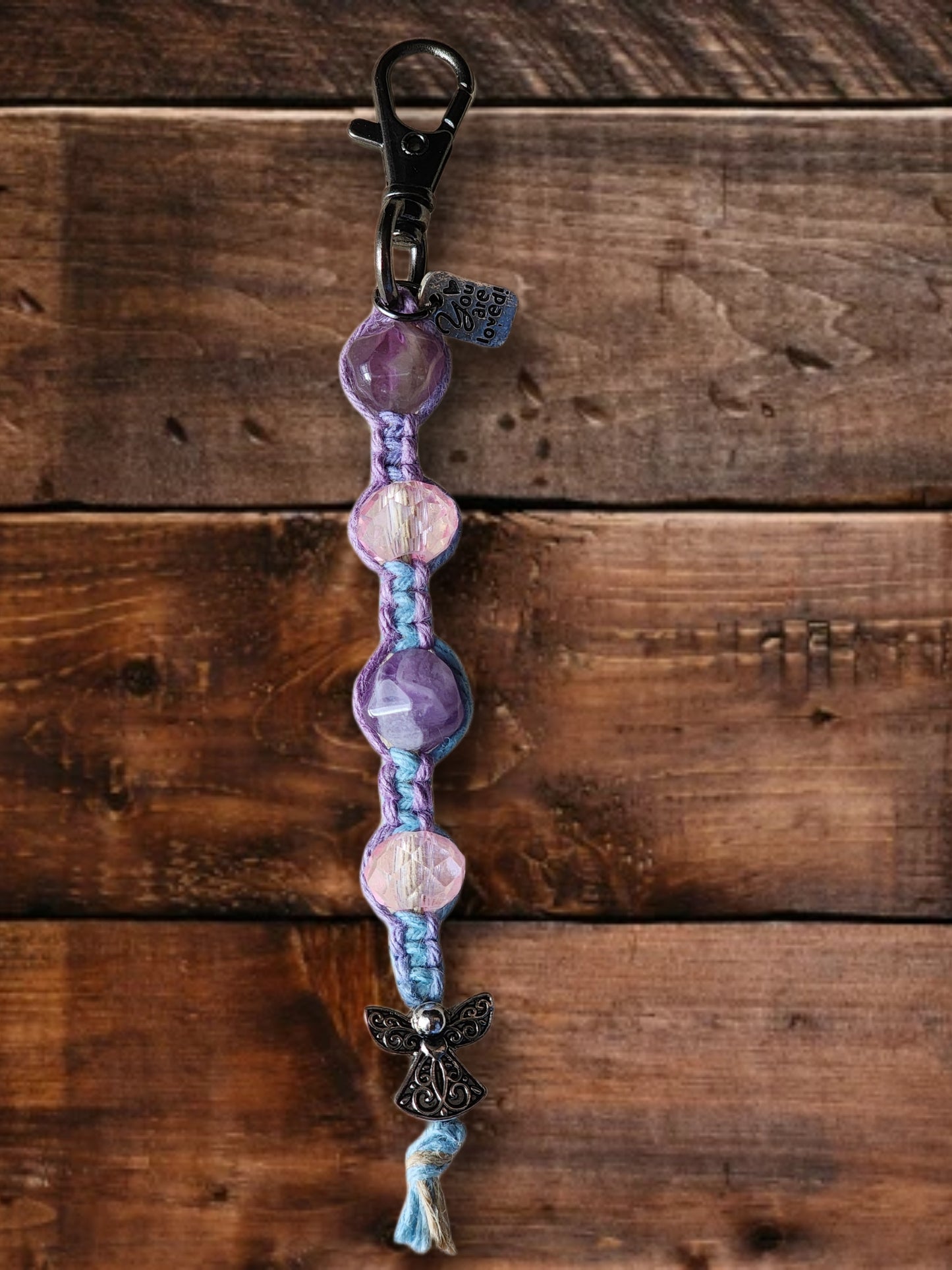 Eco-Friendly Hemp Keychain: Natural Fiber Jewelry