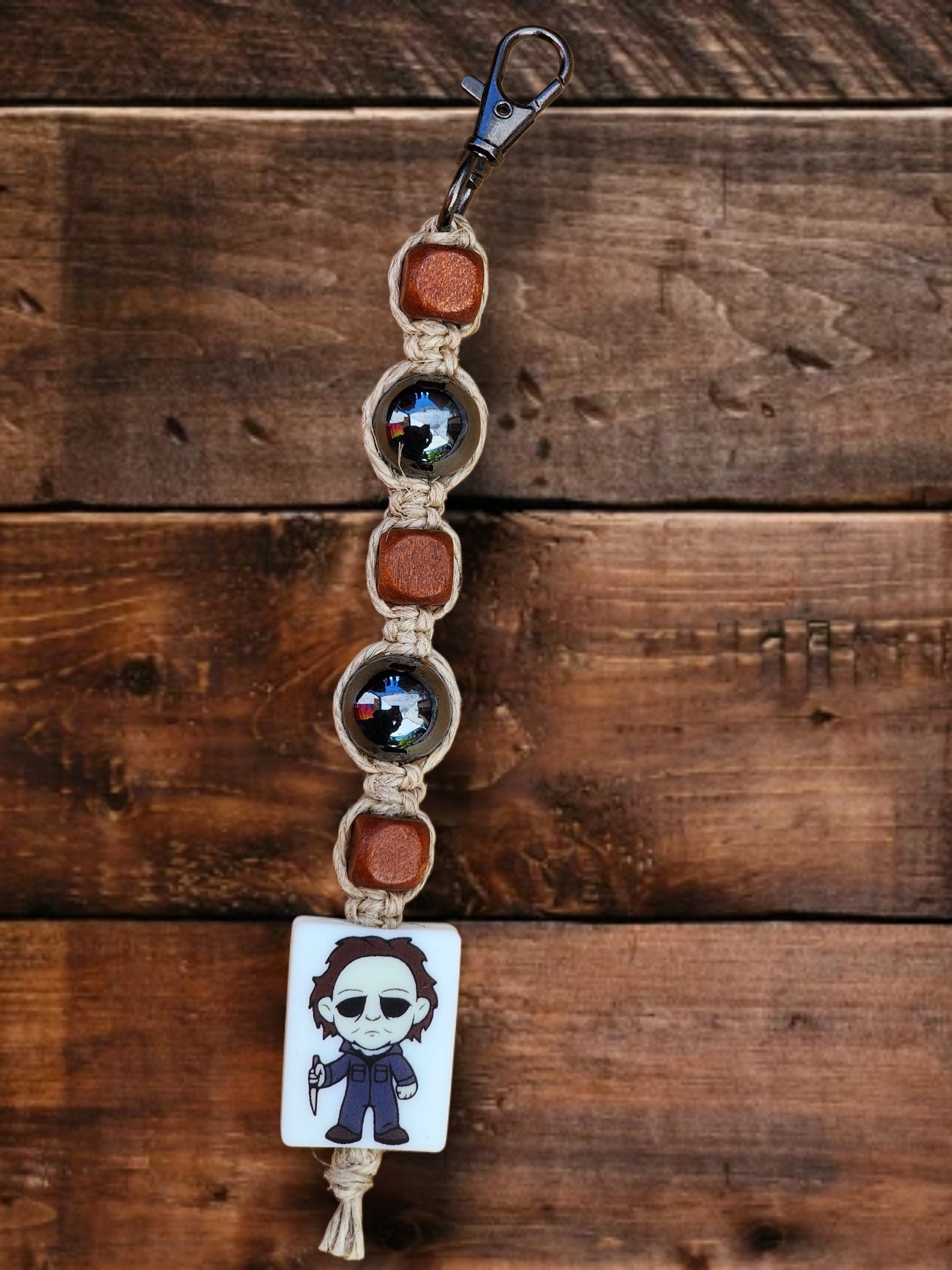Eco-Friendly Hemp Keychain: Natural Fiber Jewelry