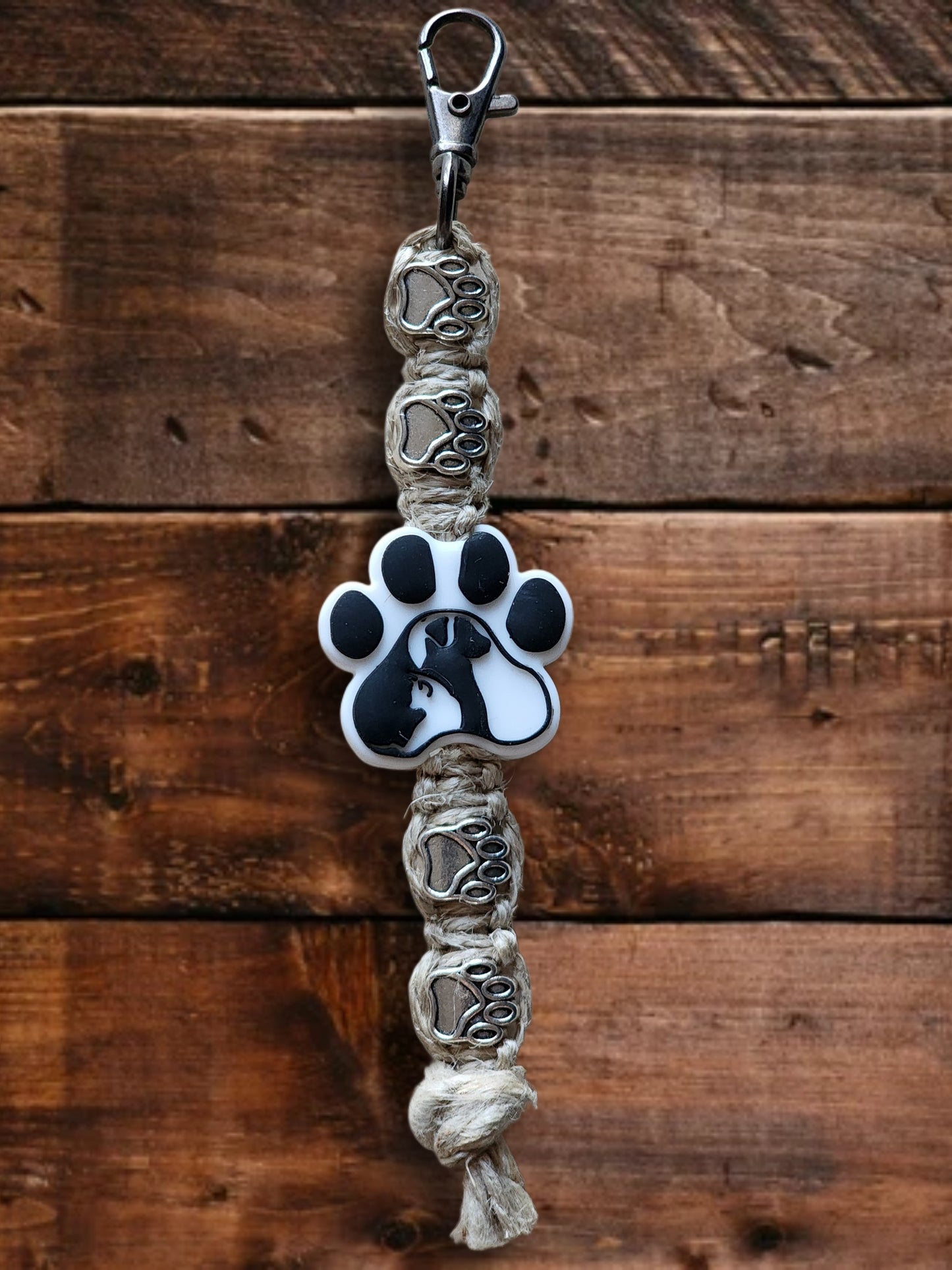 Eco-Friendly Hemp Keychain: Natural Fiber Jewelry