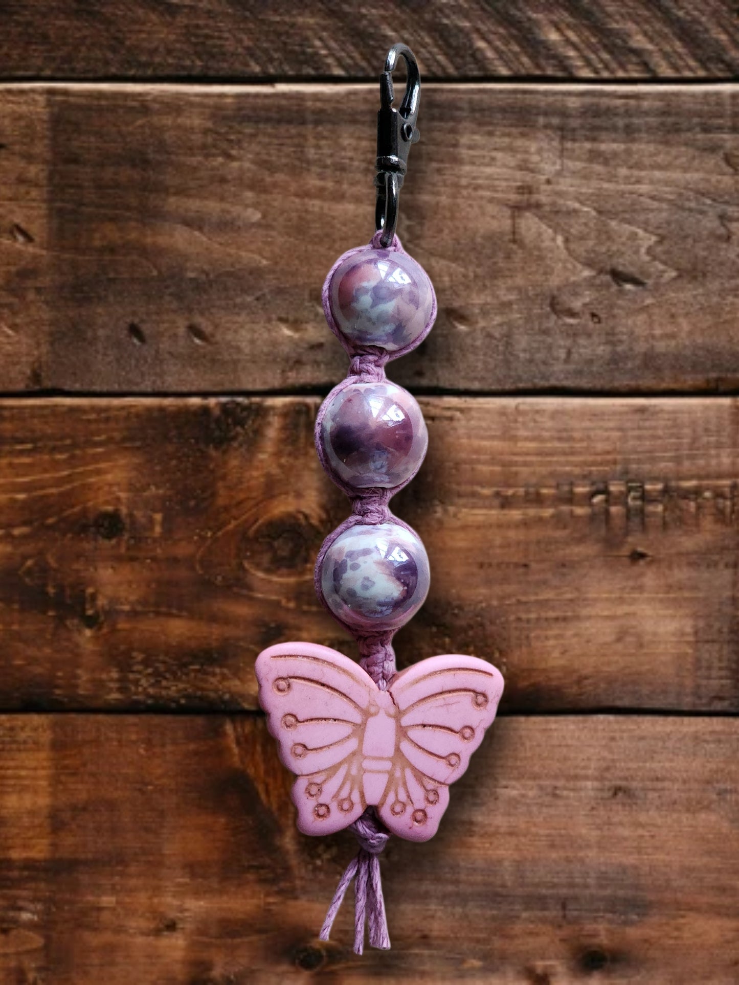 Eco-Friendly Hemp Keychain: Natural Fiber Jewelry