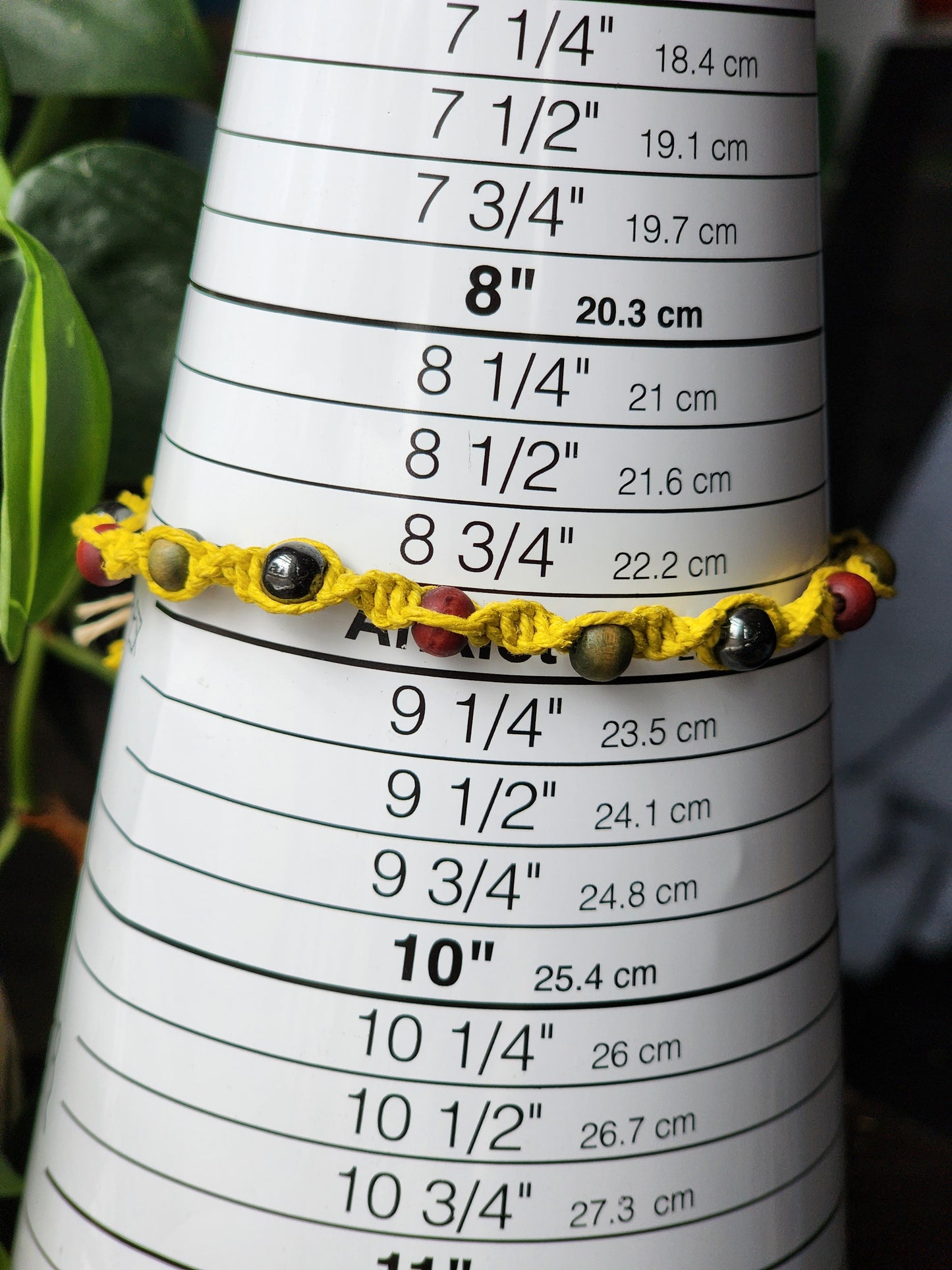 Eco-Friendly Hemp Bracelet/ Anklet: Natural Fiber Jewelry