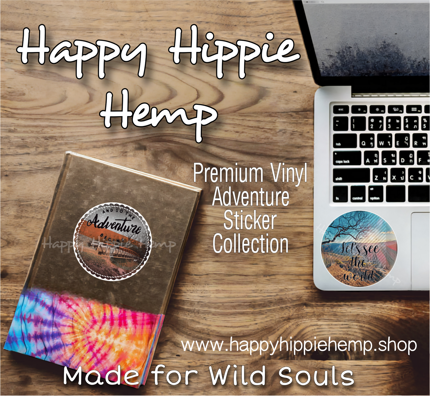 Vinyl Adventure Decal ▪︎ And So The Adventure Begins
