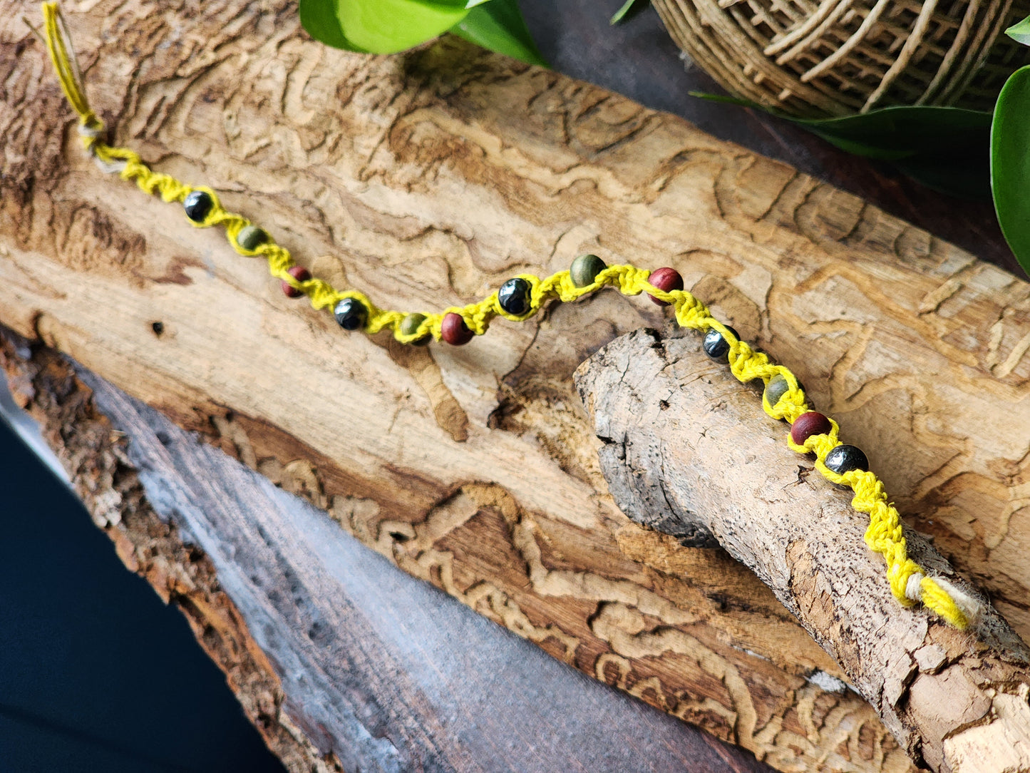 Eco-Friendly Hemp Bracelet/ Anklet: Natural Fiber Jewelry