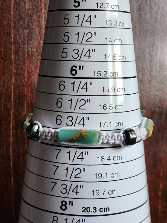 Eco-Friendly Hemp Bracelet/ Anklet: Natural Fiber Jewelry