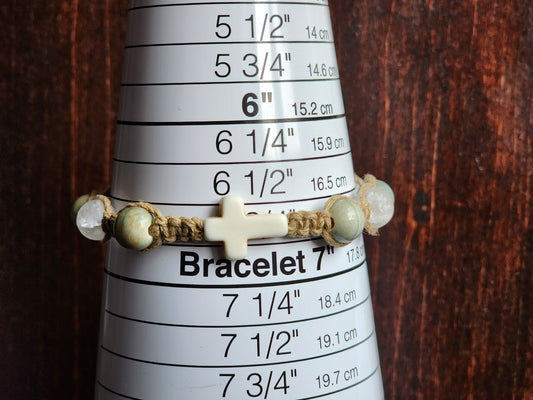 Eco-Friendly Hemp Bracelet/ Anklet: Natural Fiber Jewelry