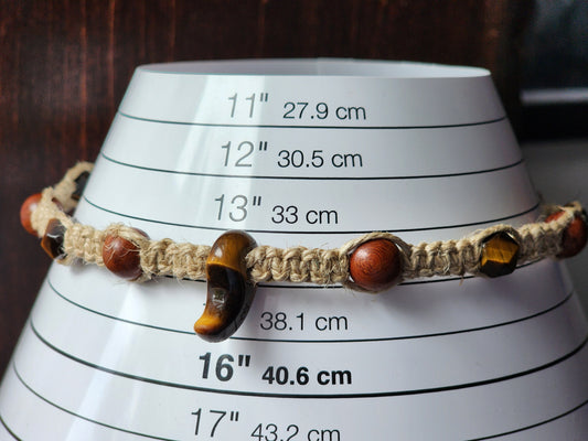 Eco-Friendly Hemp Necklace: Natural Fiber Jewelry