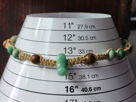 Eco-Friendly Hemp Necklace: Natural Fiber Jewelry