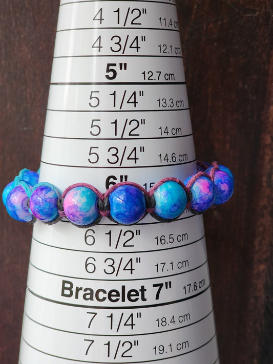 Eco-Friendly Hemp Bracelet/ Anklet: Natural Fiber Jewelry