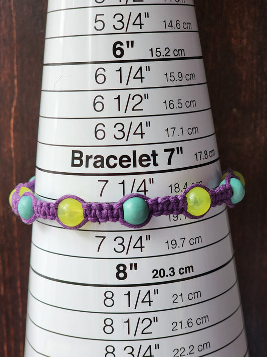 Eco-Friendly Hemp Bracelet/ Anklet: Natural Fiber Jewelry