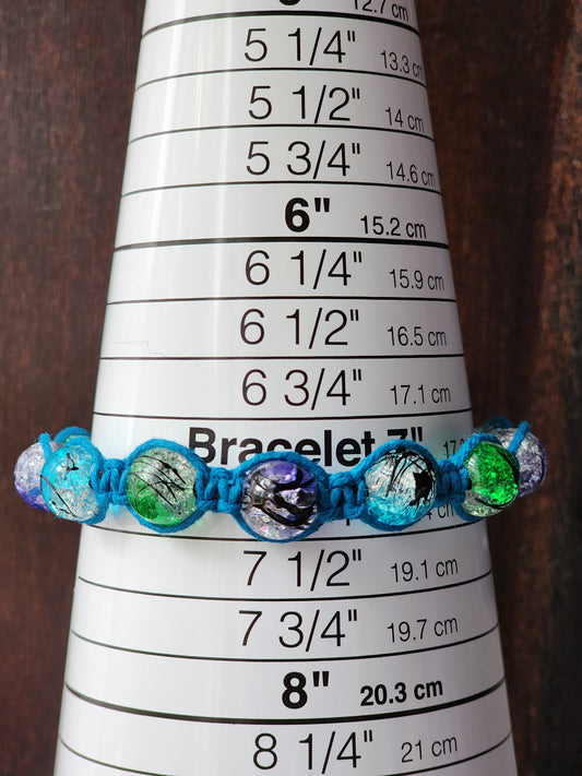 Eco-Friendly Hemp Bracelet/ Anklet: Natural Fiber Jewelry
