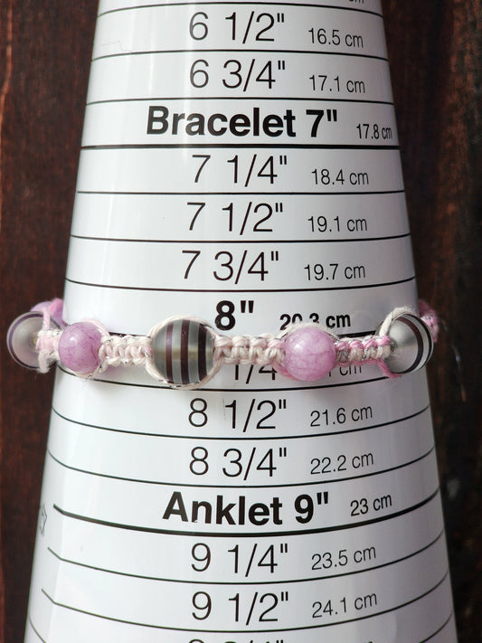 Eco-Friendly Hemp Bracelet/ Anklet: Natural Fiber Jewelry