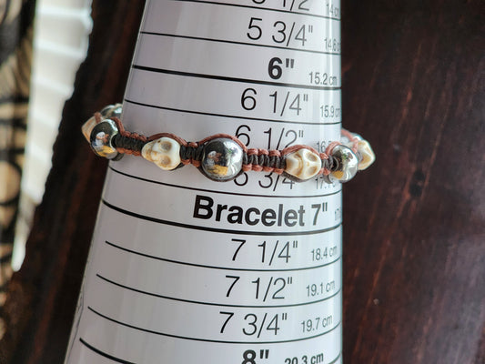 Eco-Friendly Hemp Bracelet/ Anklet: Natural Fiber Jewelry