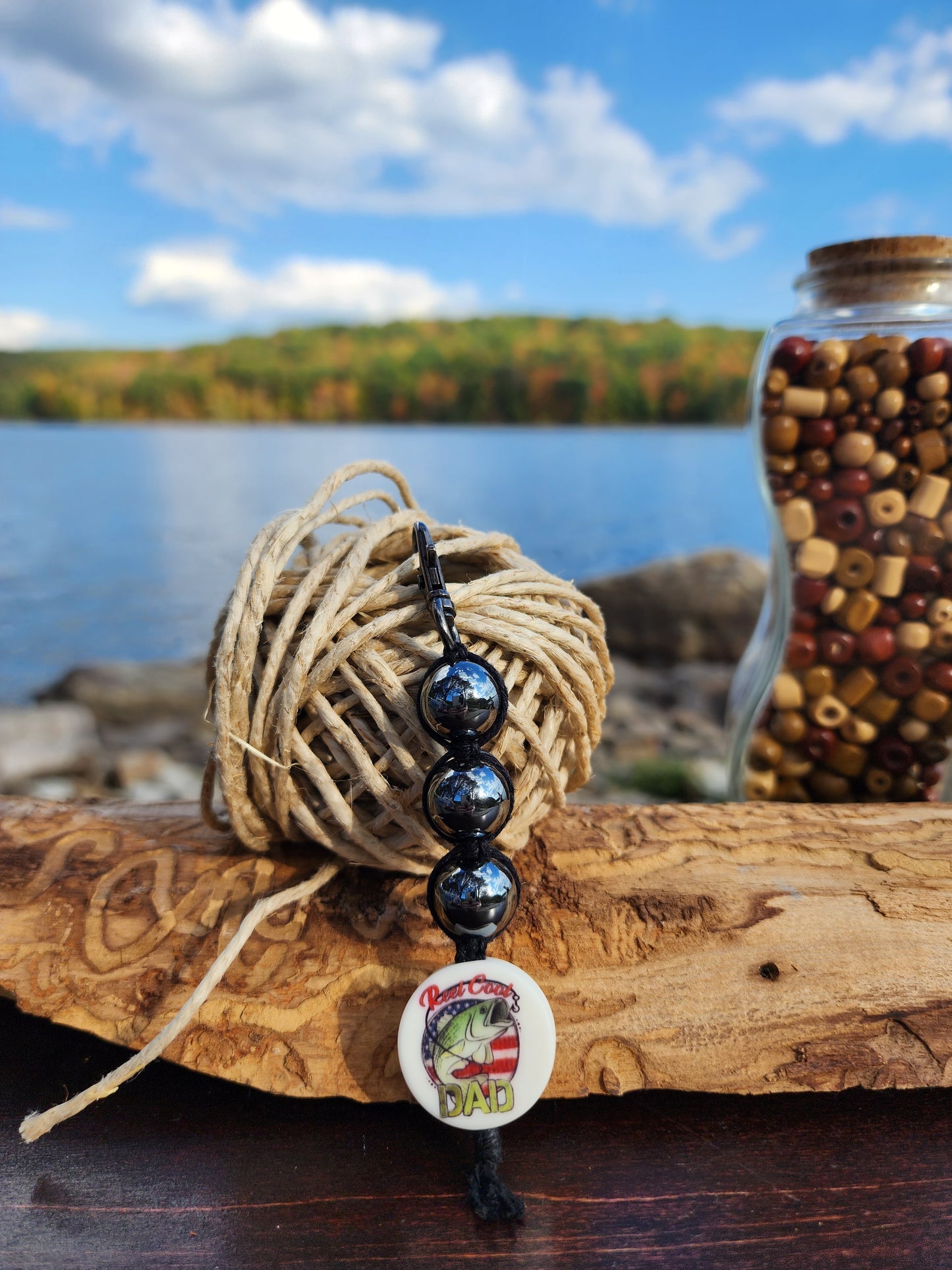 Eco-Friendly Hemp Keychain: Natural Fiber Jewelry