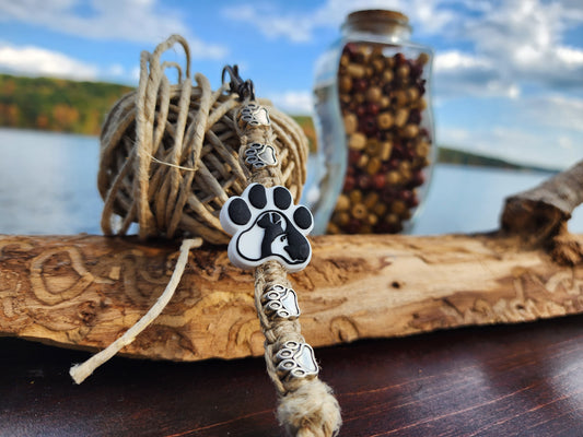 Eco-Friendly Hemp Keychain: Natural Fiber Jewelry