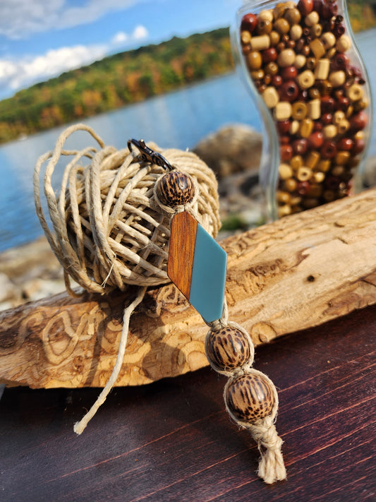 Eco-Friendly Hemp Keychain: Natural Fiber Jewelry