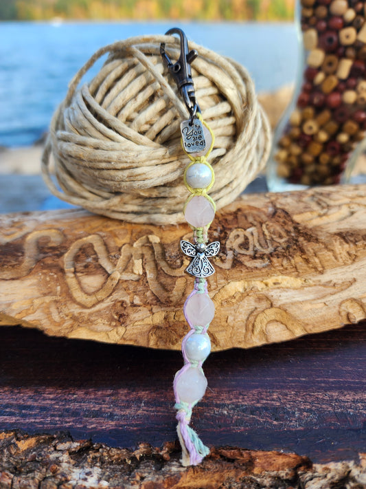 Eco-Friendly Hemp Keychain: Natural Fiber Jewelry