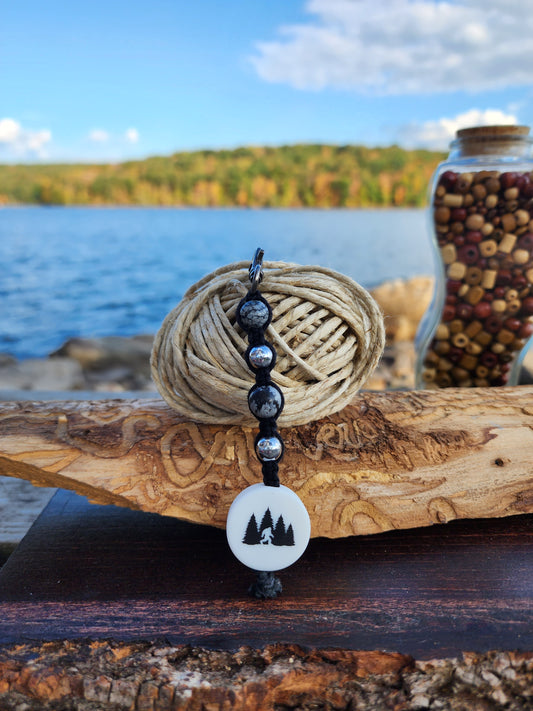 Eco-Friendly Hemp Keychain: Natural Fiber Jewelry