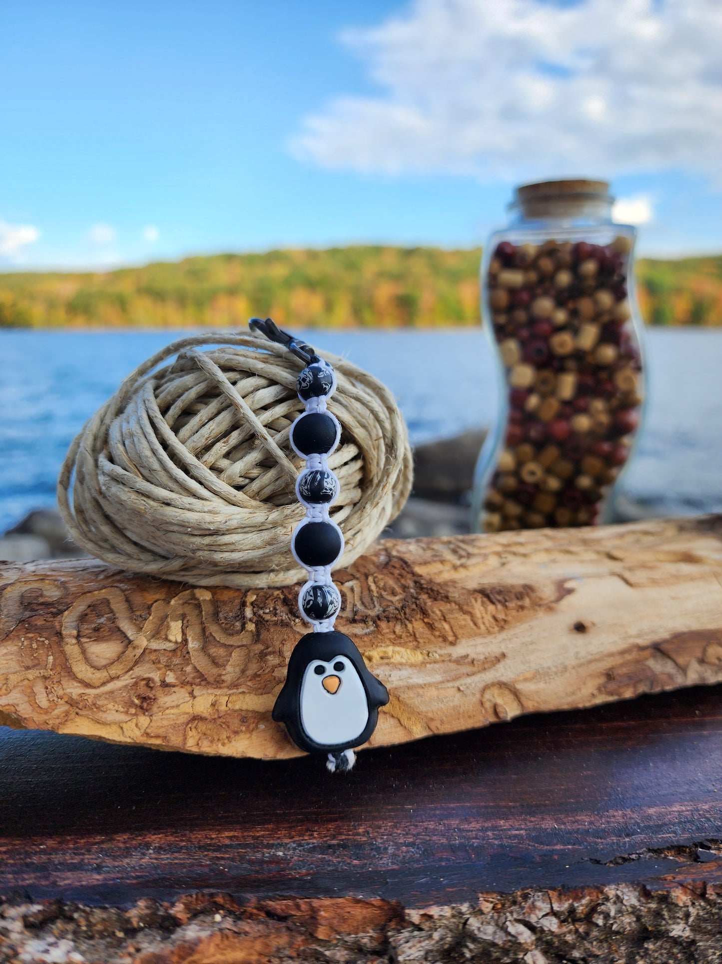 Eco-Friendly Hemp Keychain: Natural Fiber Jewelry