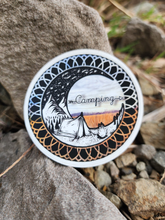 Vinyl Adventure Decal ▪︎ Camping