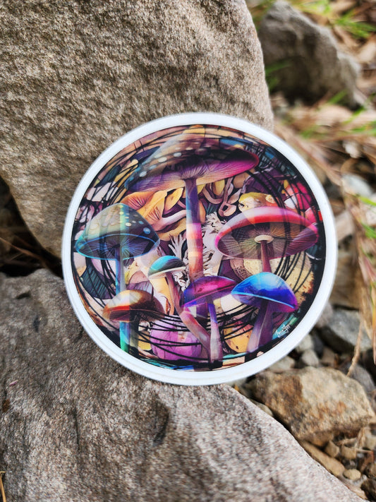 Vinyl Adventure Decal ▪︎ Mushrooms