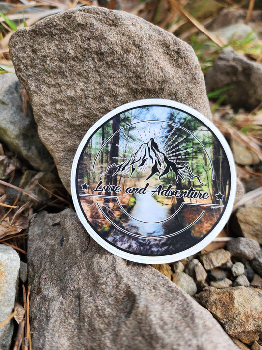 Vinyl Adventure Decal ▪︎ Love and Mountains