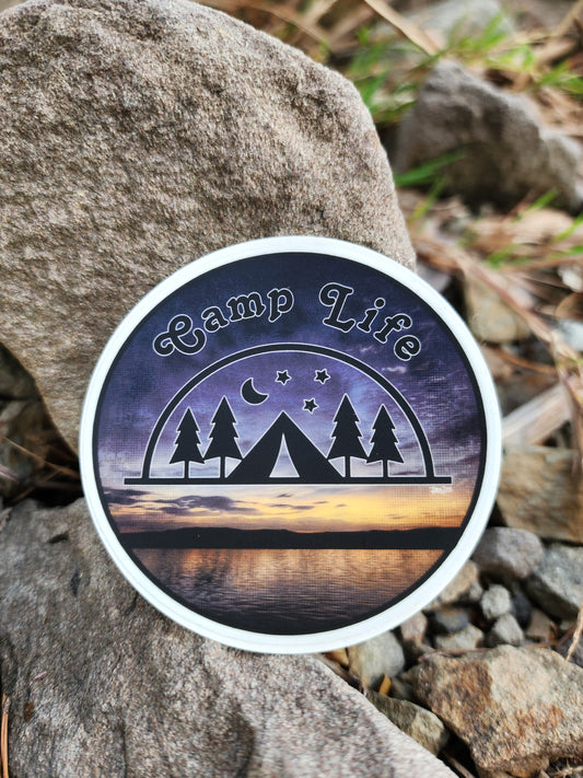 Vinyl Adventure Decal ▪︎ Camp Life