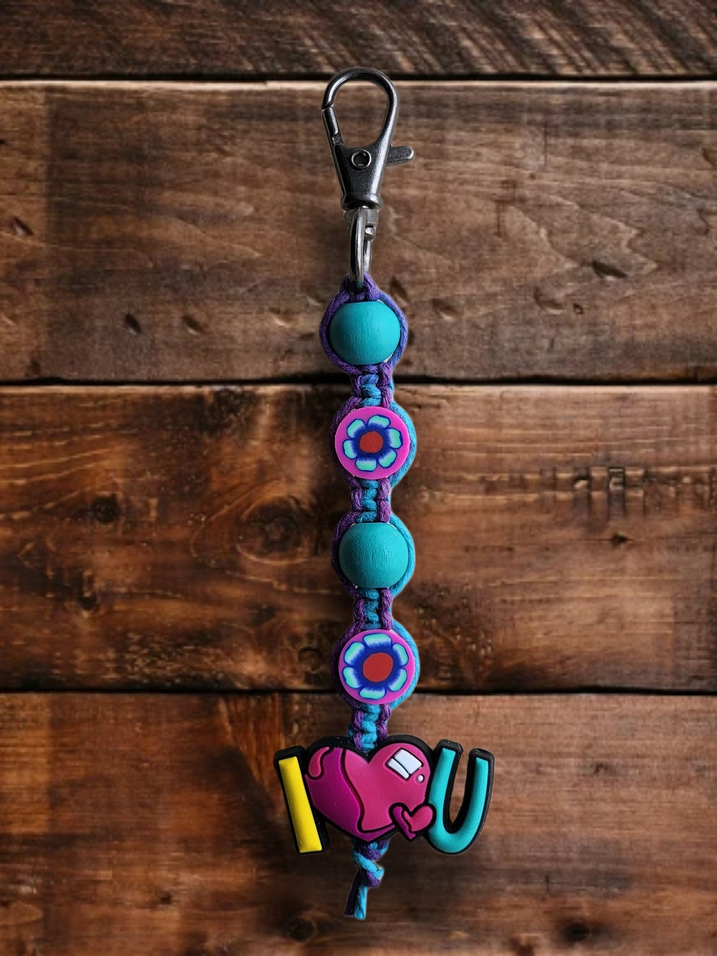 Eco-Friendly Hemp Keychain: Natural Fiber Jewelry