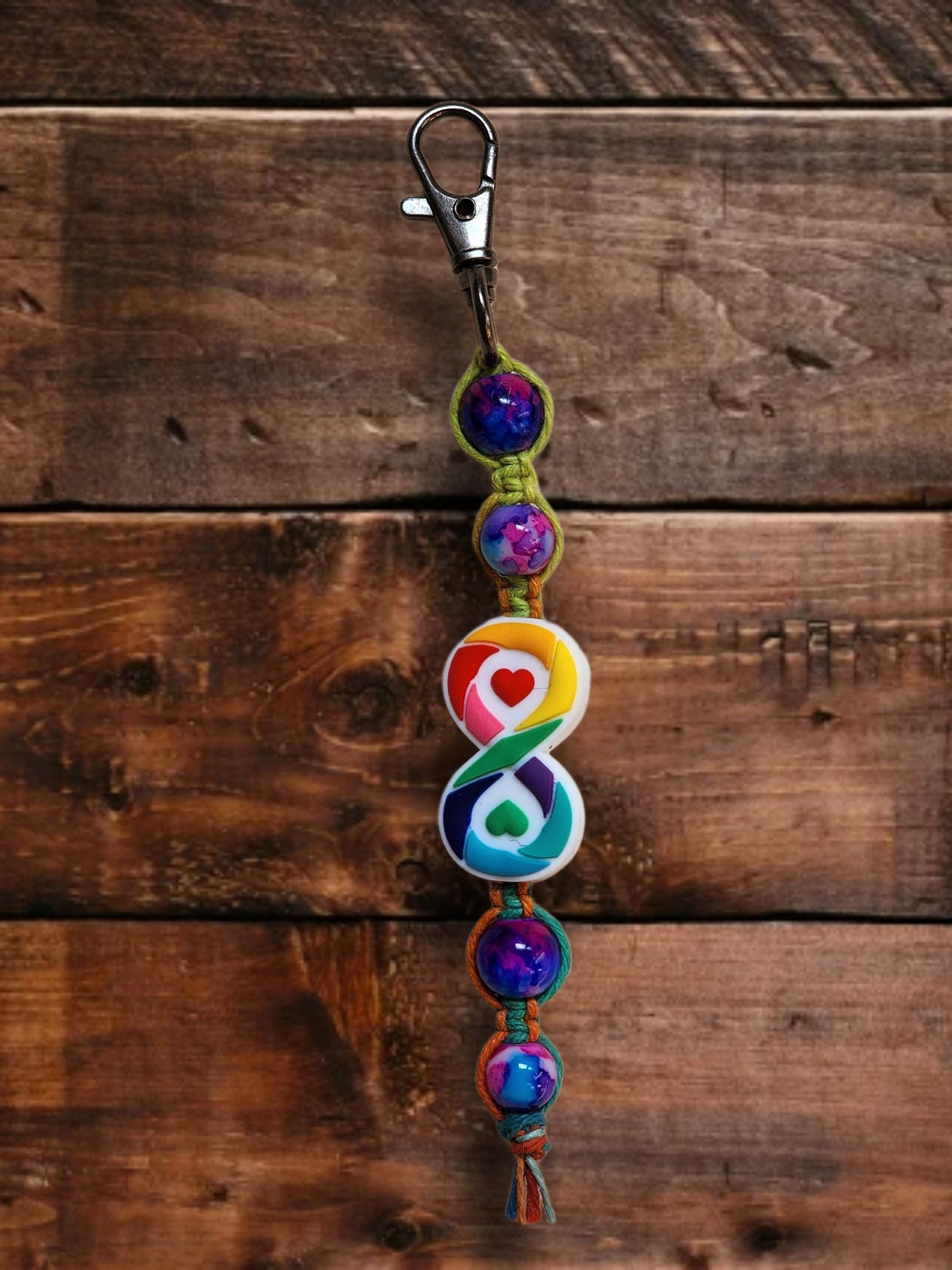 Eco-Friendly Hemp Keychain: Natural Fiber Jewelry