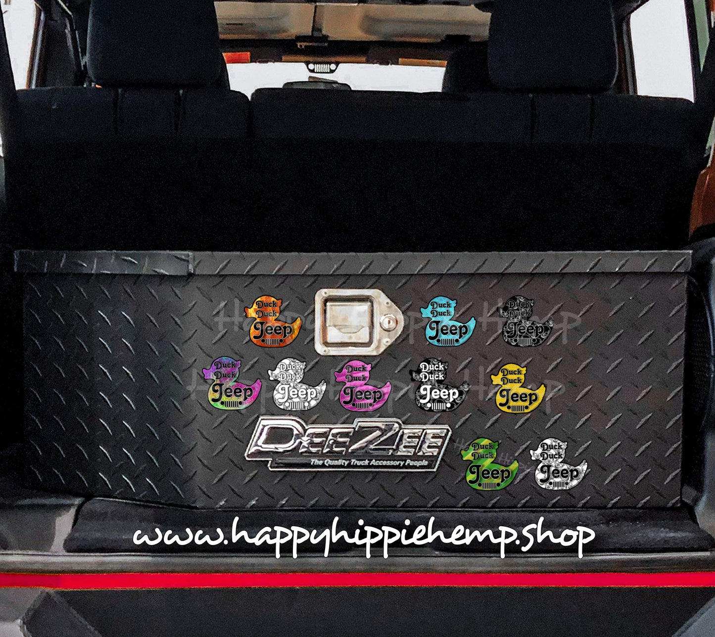 4 Pack ▪︎ Stealth Skull Duck Magnets