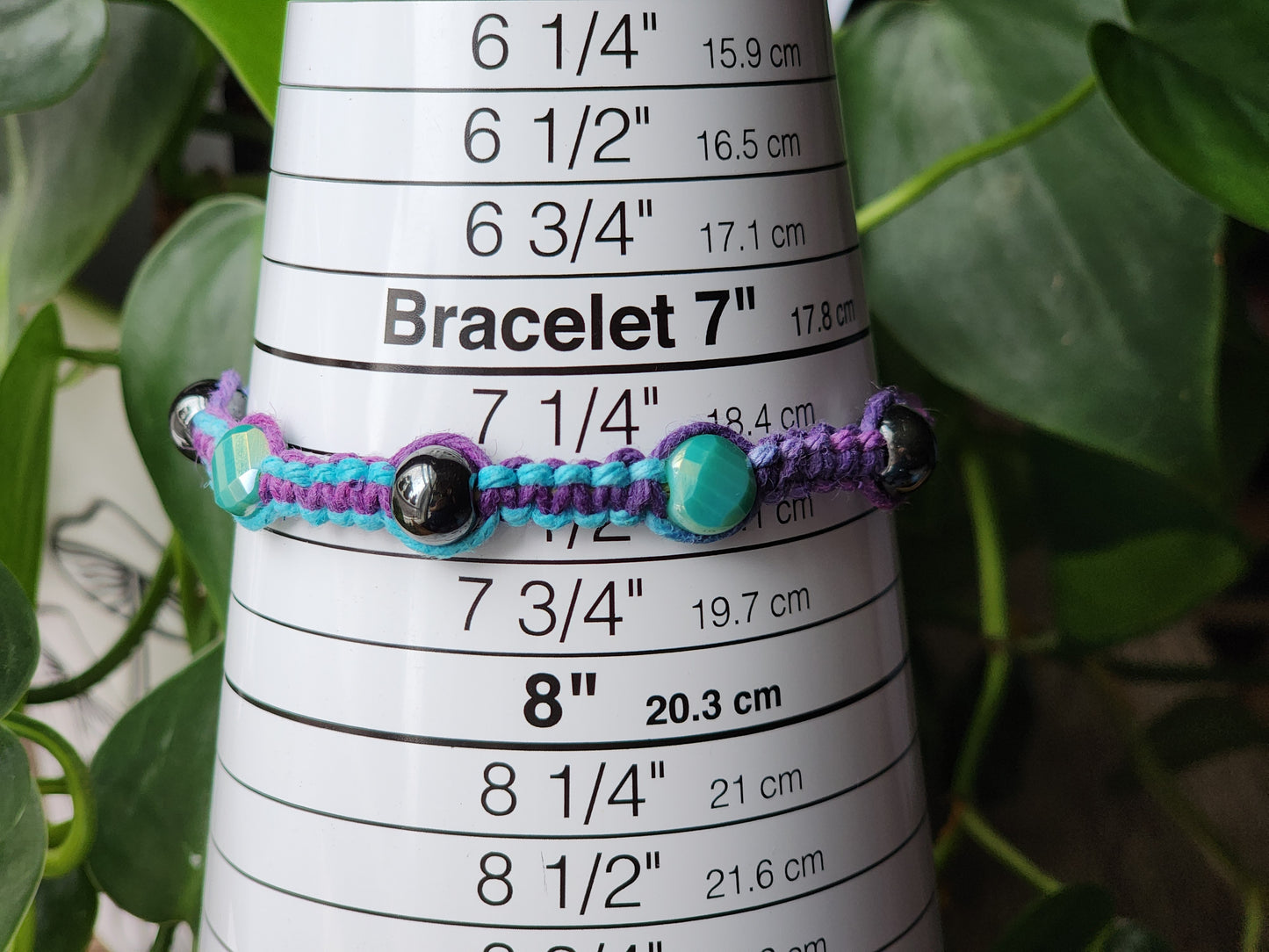 Eco-Friendly Hemp Bracelet/ Anklet: Natural Fiber Jewelry